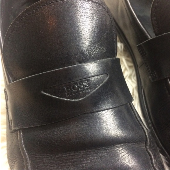 Hugo Boss | ‘Calid’ Black Leather Loafers Shoes main image 5